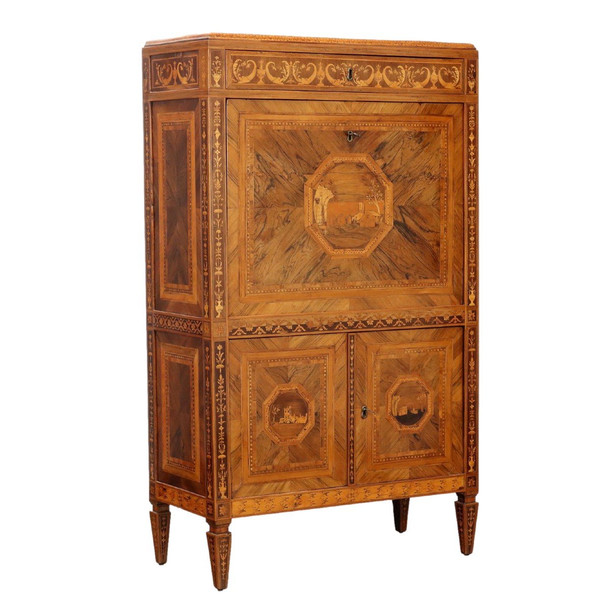 Secretaire lombardo Neoclassico