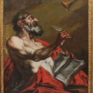 Olio su tela cm 98.5 x 74 S.Girolamo Giuseppe Antonio Pianca 1703-1762
