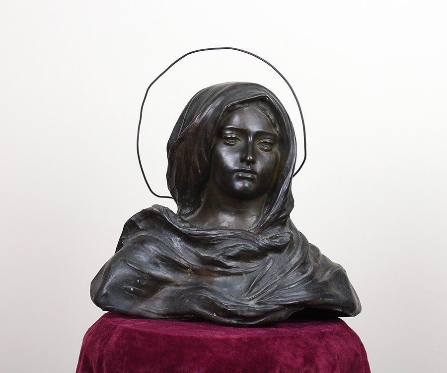 Statua in bronzo, Antonino Ugo (Palermo, 1870 - Palermo, 1950) 