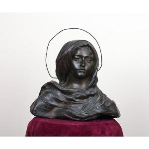 Statua in bronzo, Antonino Ugo (Palermo, 1870 - Palermo, 1950) 