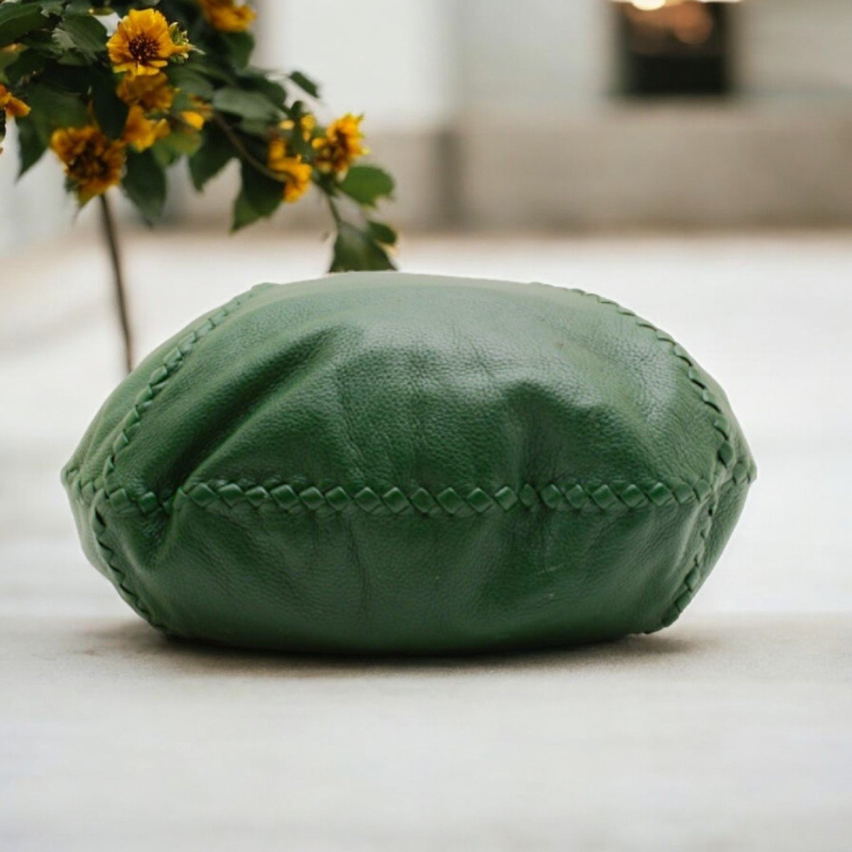 Bottega Veneta Borsa Hobo Cervo Grande - Verde smeraldo-photo-7