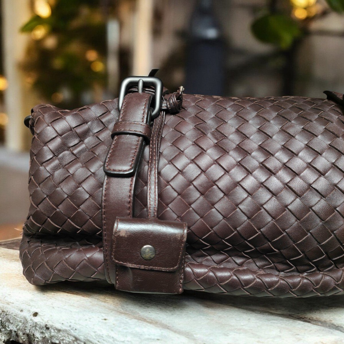 Borsa BOTTEGA VENETA Montaigne in Pelle intrecciata-photo-4