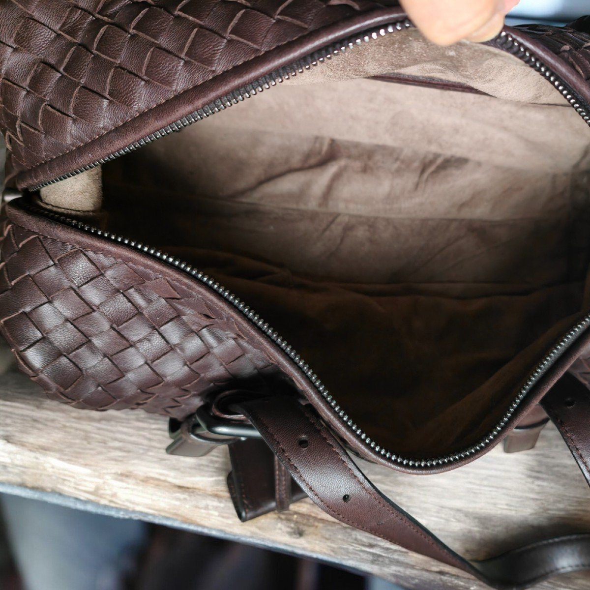 Borsa BOTTEGA VENETA Montaigne in Pelle intrecciata-photo-8