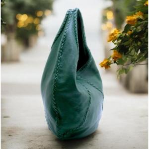 Bottega Veneta Borsa Hobo Cervo Grande - Verde smeraldo