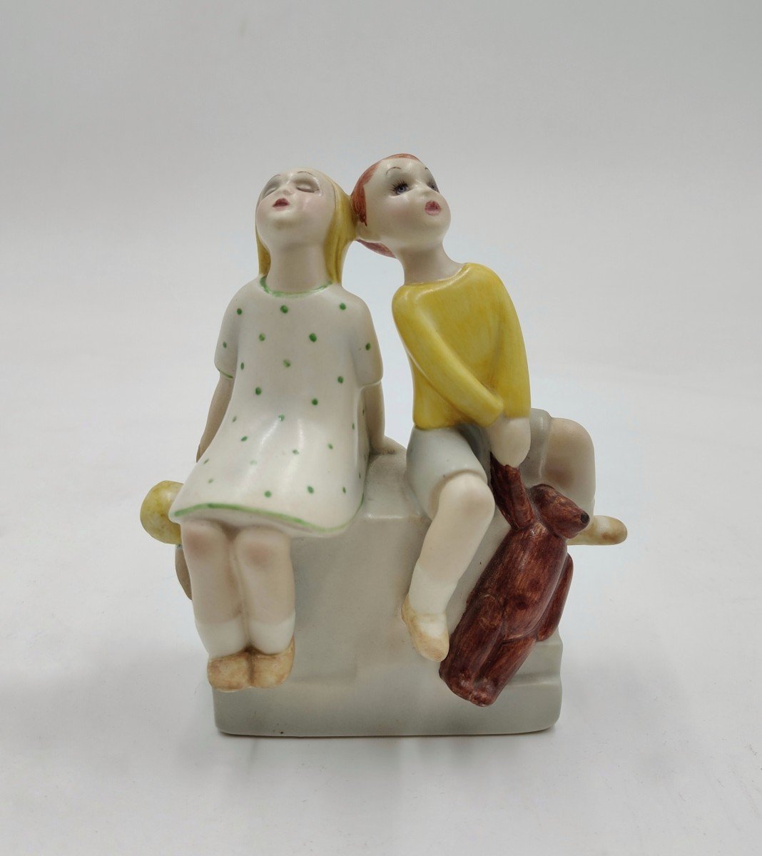 Ceramica Lenci "bambini" , Italia 1930