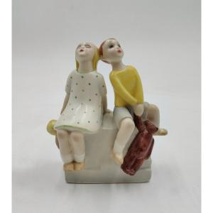 Ceramica Lenci "bambini" , Italia 1930