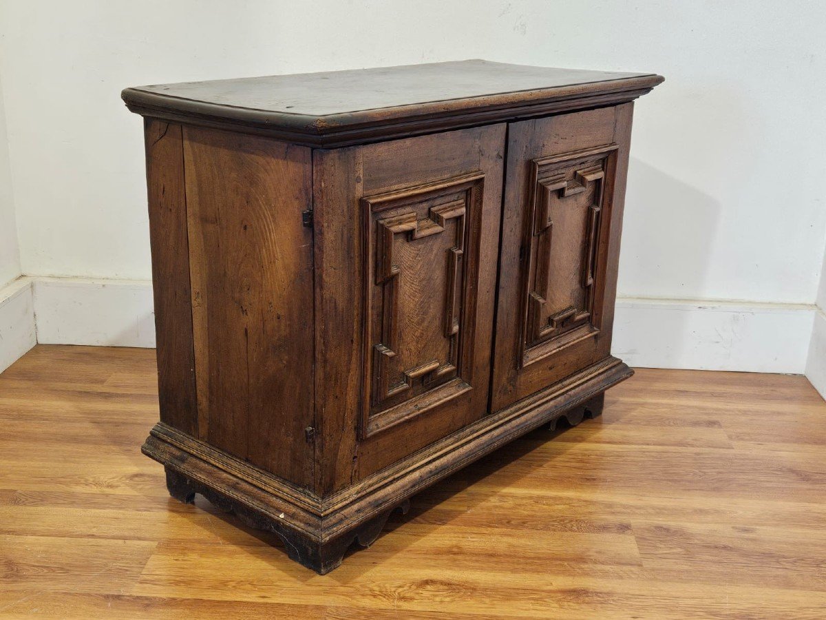 Piccola credenza in noce - XVII Sec.-photo-4