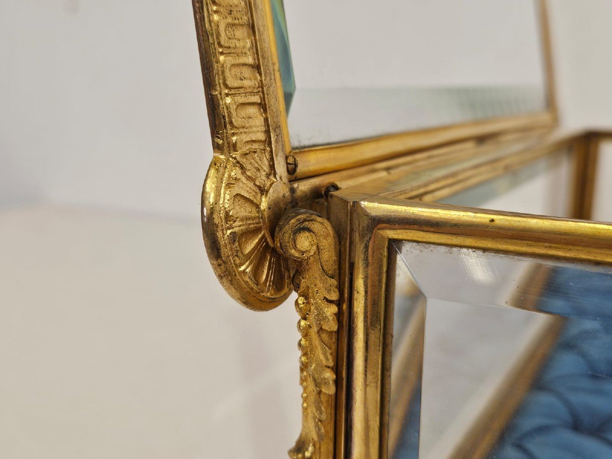 Cofanetto in cristallo e bronzo dorato - seconda metà '800-photo-6