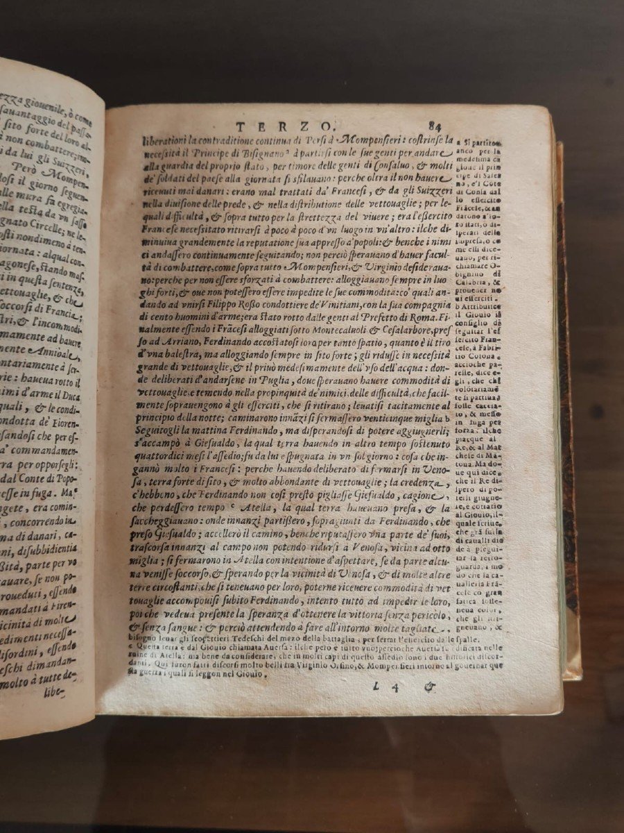 Libro antico " LA HISTORIA D'ITALIA di M.Francesco Guicciardini " 1604-photo-3