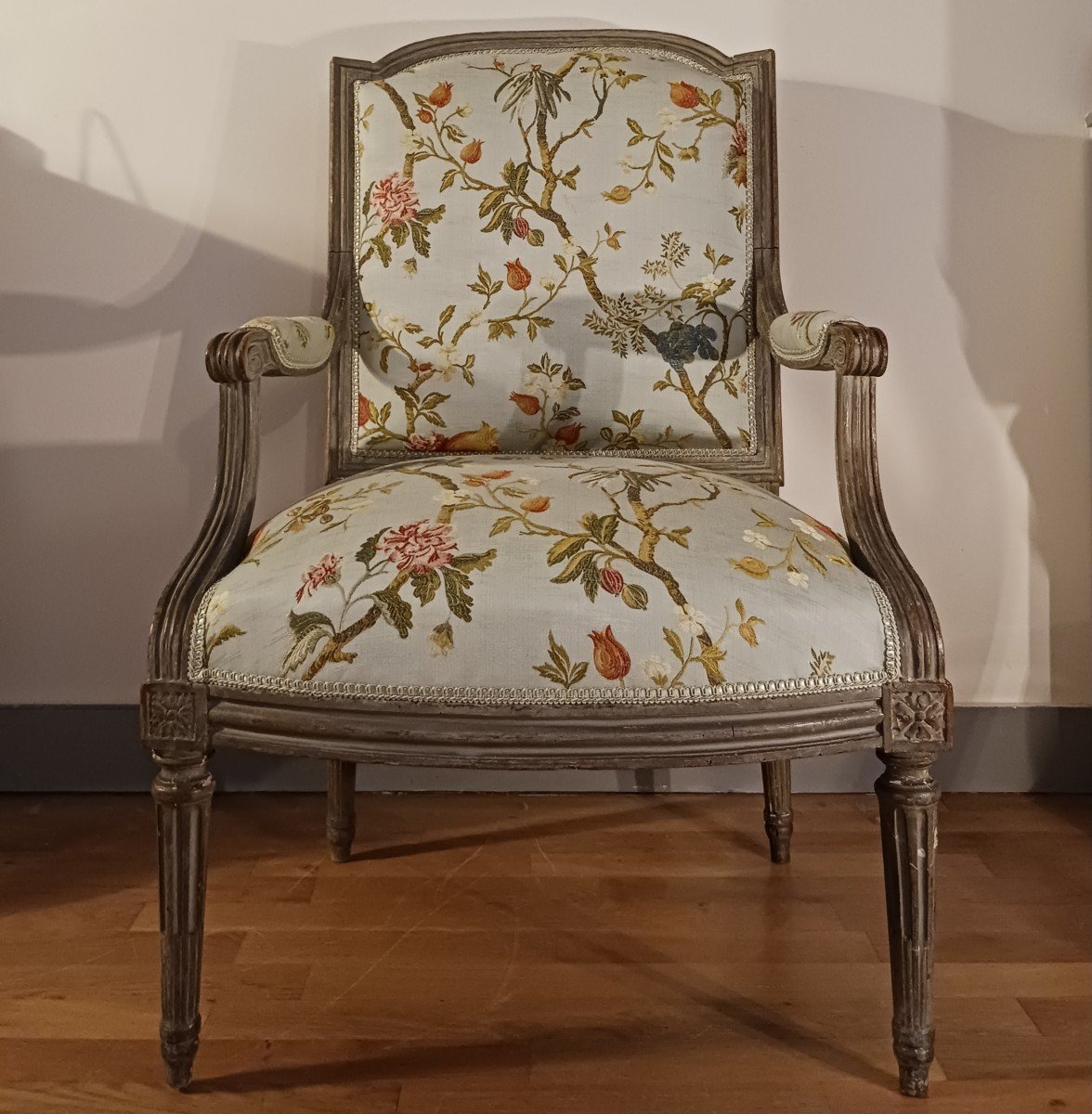 Proantic: Jean Baptiste Lelarge III - Rare Low Half-cabriolet Armchair