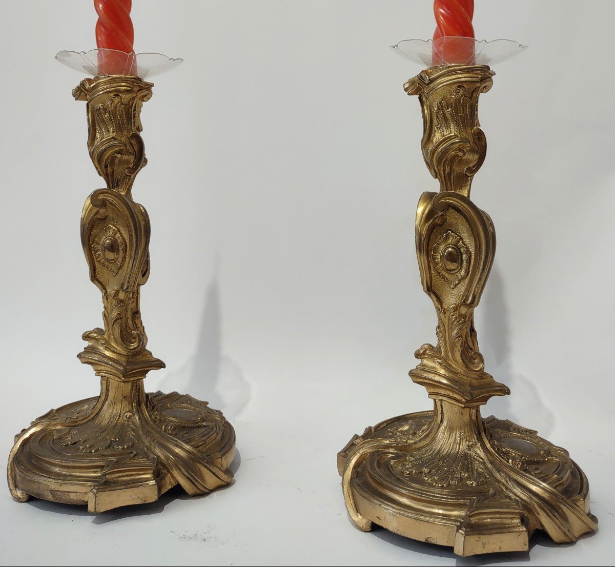 Coppia di candelieri Luigi XVI-photo-1