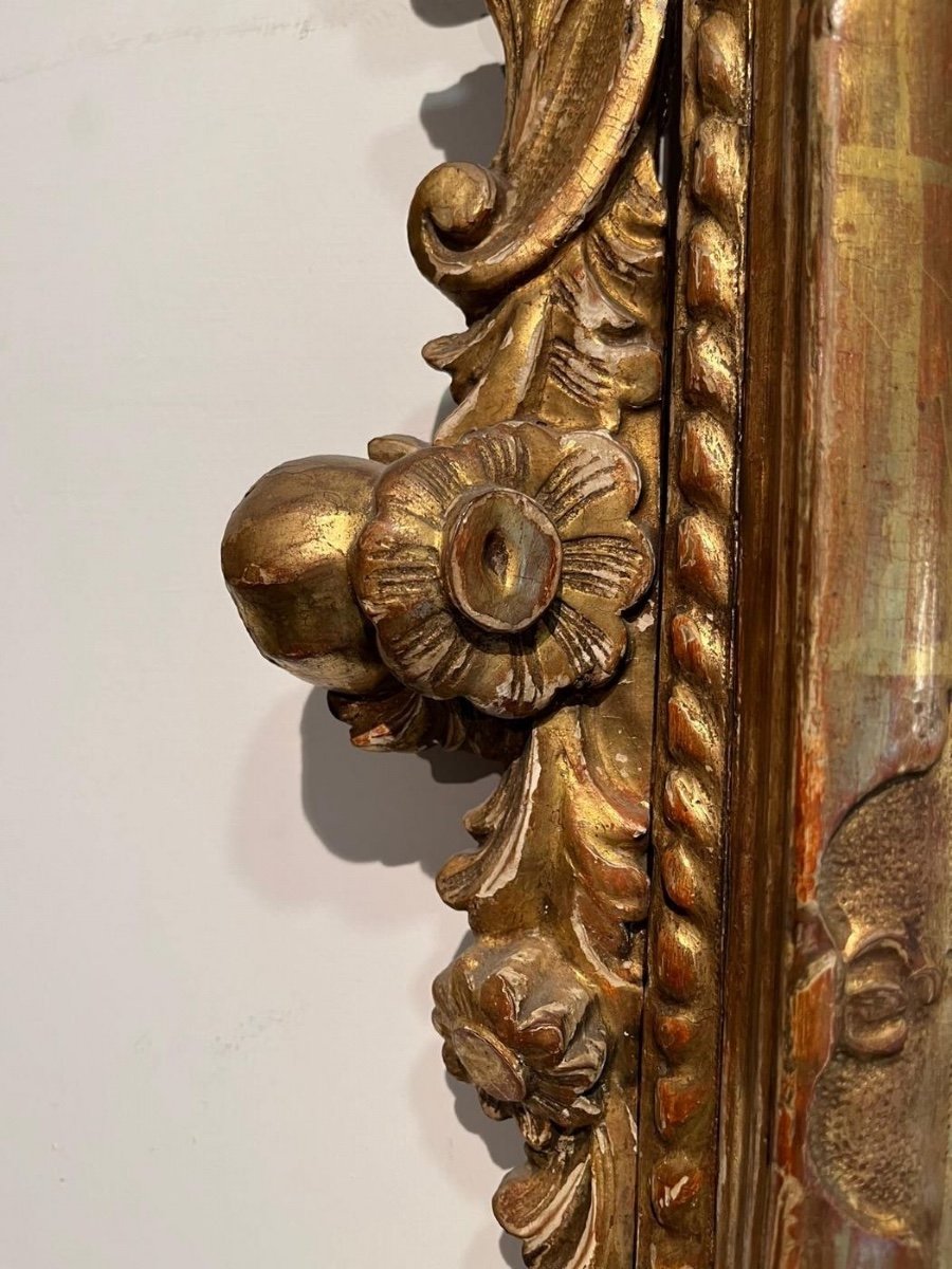 Importante specchiera veneziana della prima metà del XVIII secolo. (175x 130)-photo-5