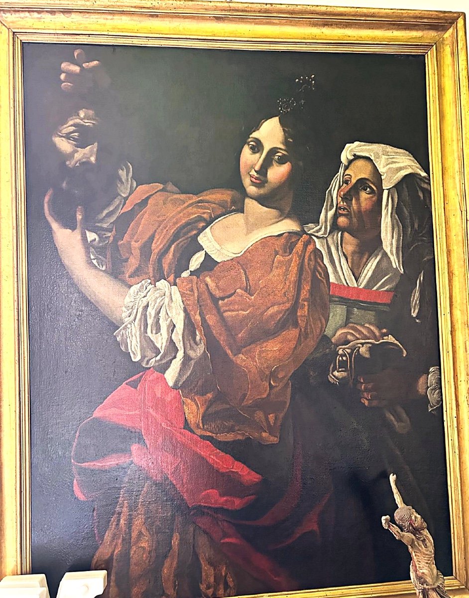 "Giuditta ostenta la testa mozzata di Oloferne" (113 cm x147cm), Toscana, prima metà del XVII s