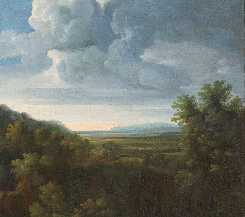 Gaspard Dughet detto Poussin - Paesaggio nella campagna romana - XVII secolo - Roma-photo-4