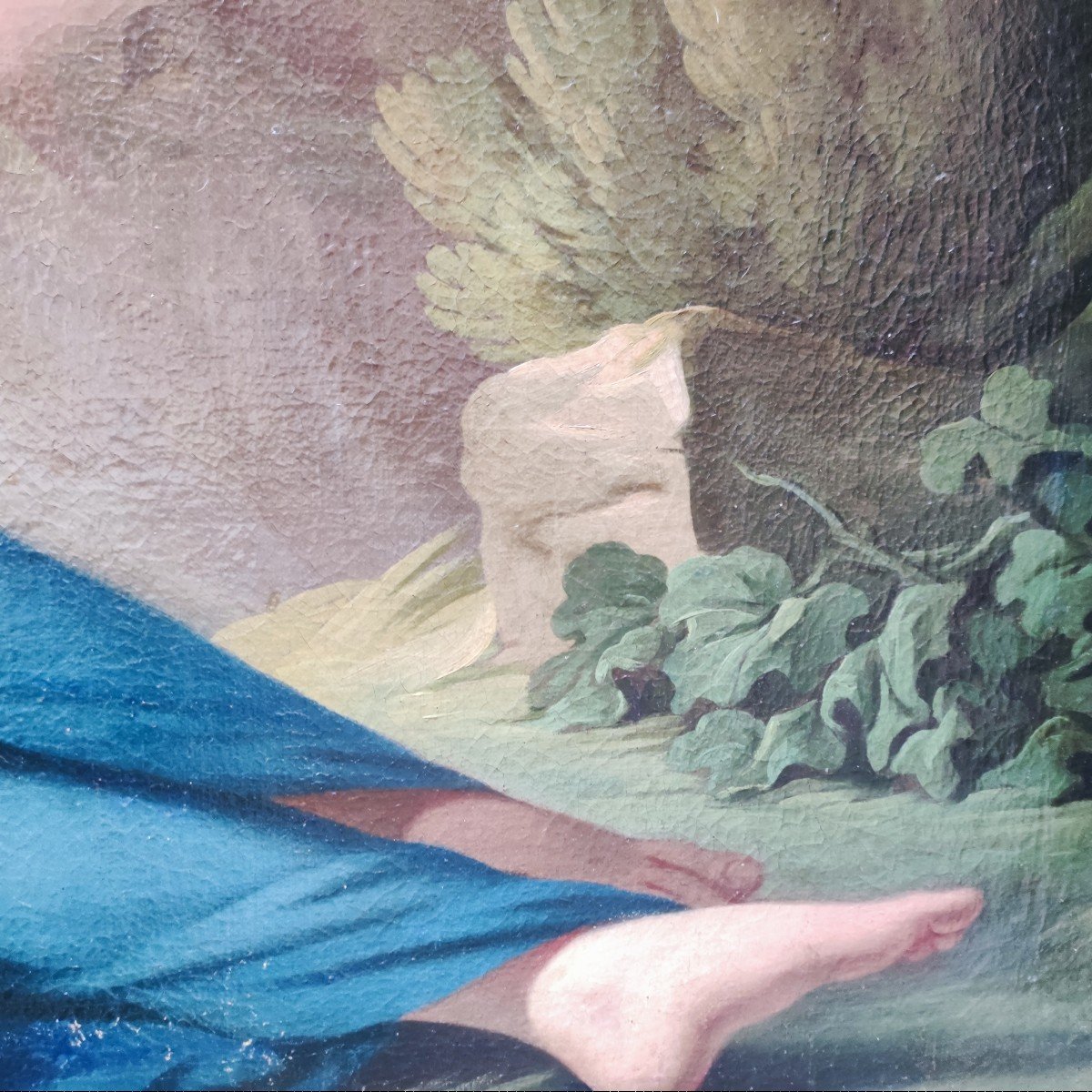 allegoria della musica , Dipinto olio su tela Italia dine XVIII Secolo -photo-4