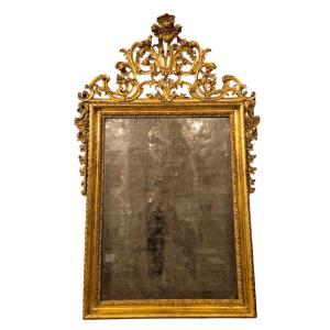 Specchiera rococo, legno dorato Venezia XVIII secolo 