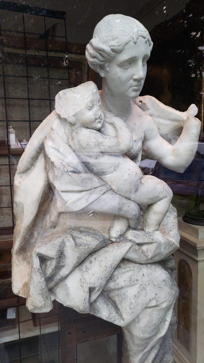 Grandi statue in marmo, Italia, XVII secolo-photo-3
