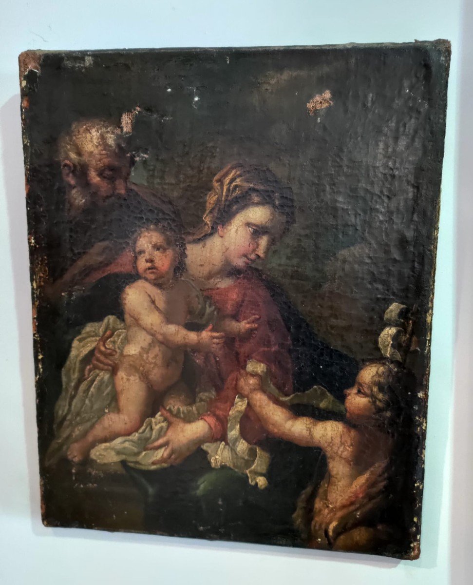 Sacra famiglia, XVII secolo, Napoli 