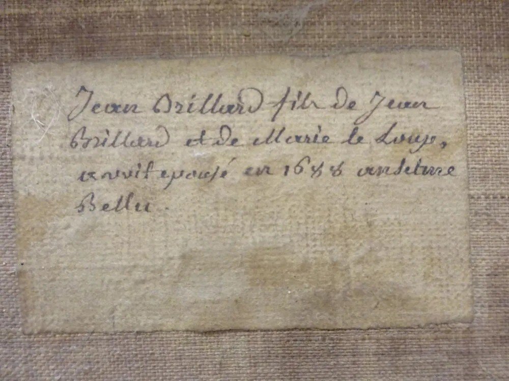 SCUOLA ITALIANA del 1600, ritratto di Jean Brilleard, Olio su tela.-photo-4