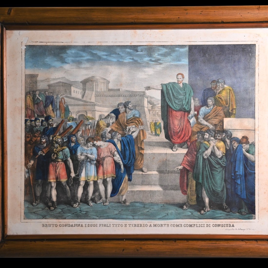 Gruppo di quattro litografie a colori- Bartolomeo Pinelli (1781-1835)-photo-2