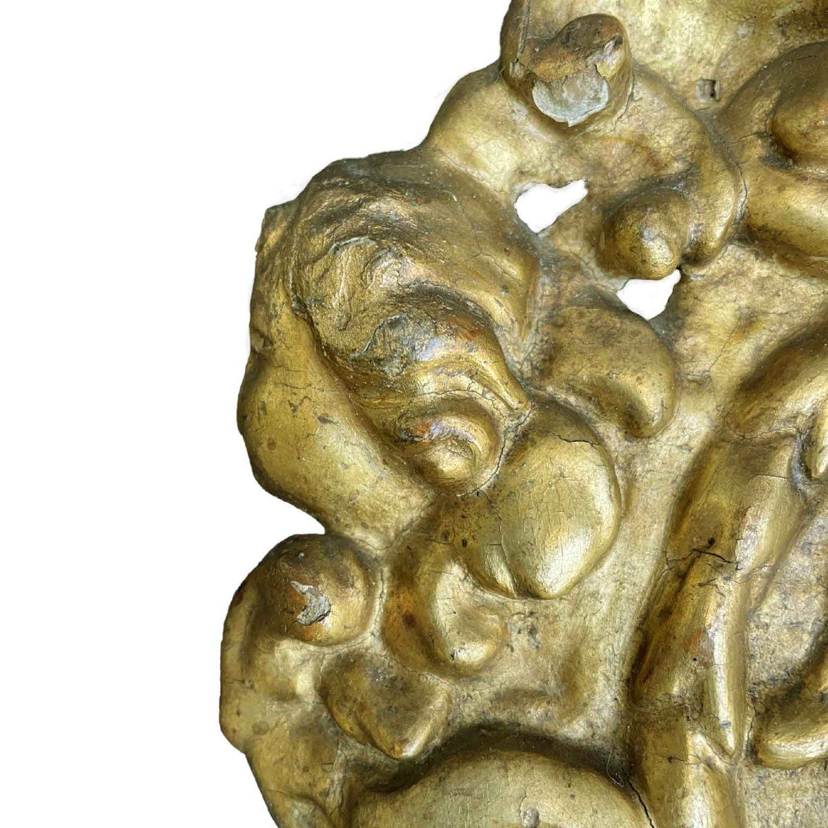 Coppia di fregi dorati con San Michele 1700-photo-1