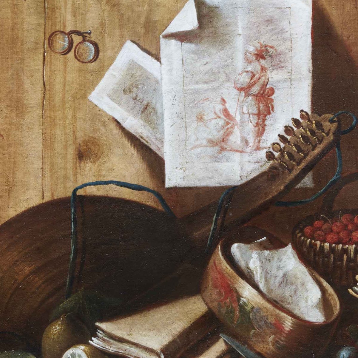 Coppia di Trompe l’Oeil della prima metà del 1700 Nature Morte da Munari-photo-2