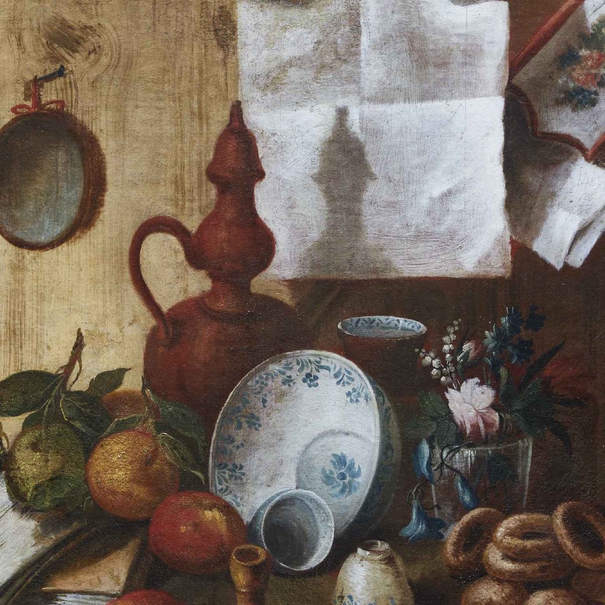 Coppia di Trompe l’Oeil della prima metà del 1700 Nature Morte da Munari-photo-5