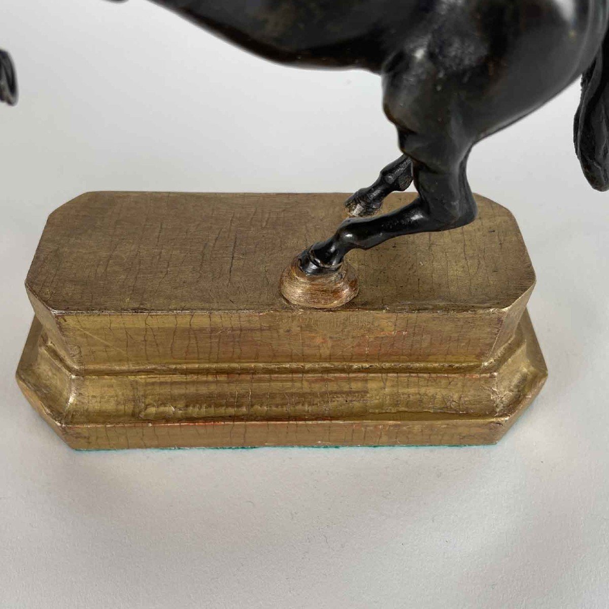 Coppia di Cavalli In Bronzo Sculture Grand Tour Inizi 1800-photo-2