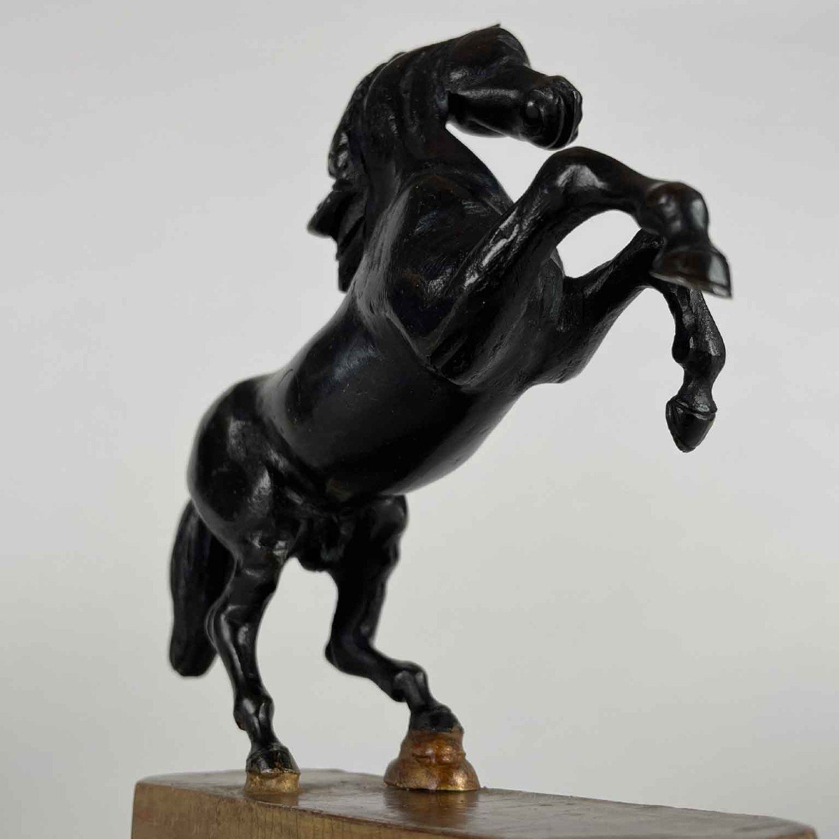 Coppia di Cavalli In Bronzo Sculture Grand Tour Inizi 1800-photo-4