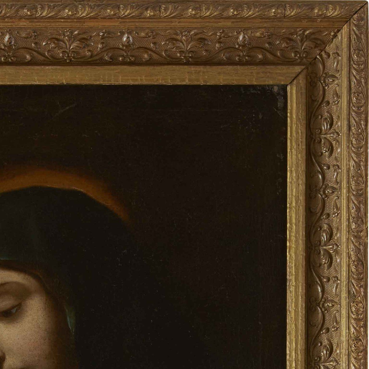Maria Addolorata Dipinto Religioso Italiano Del 1700 Olio Su Tela-photo-4