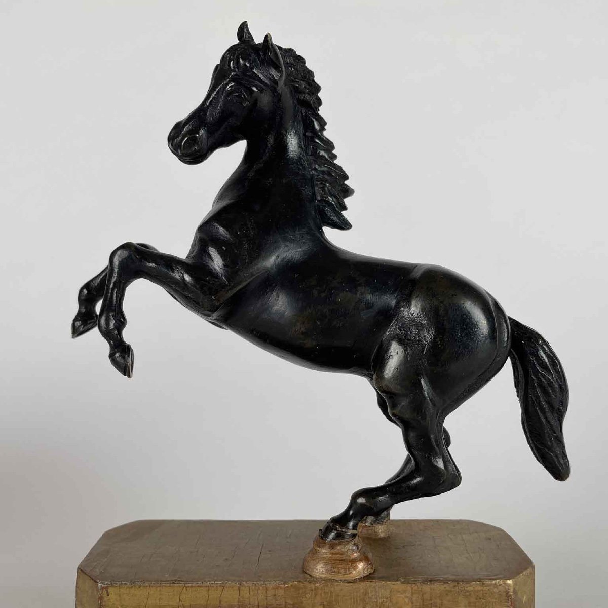 Coppia di Cavalli In Bronzo Sculture Grand Tour Inizi 1800-photo-3