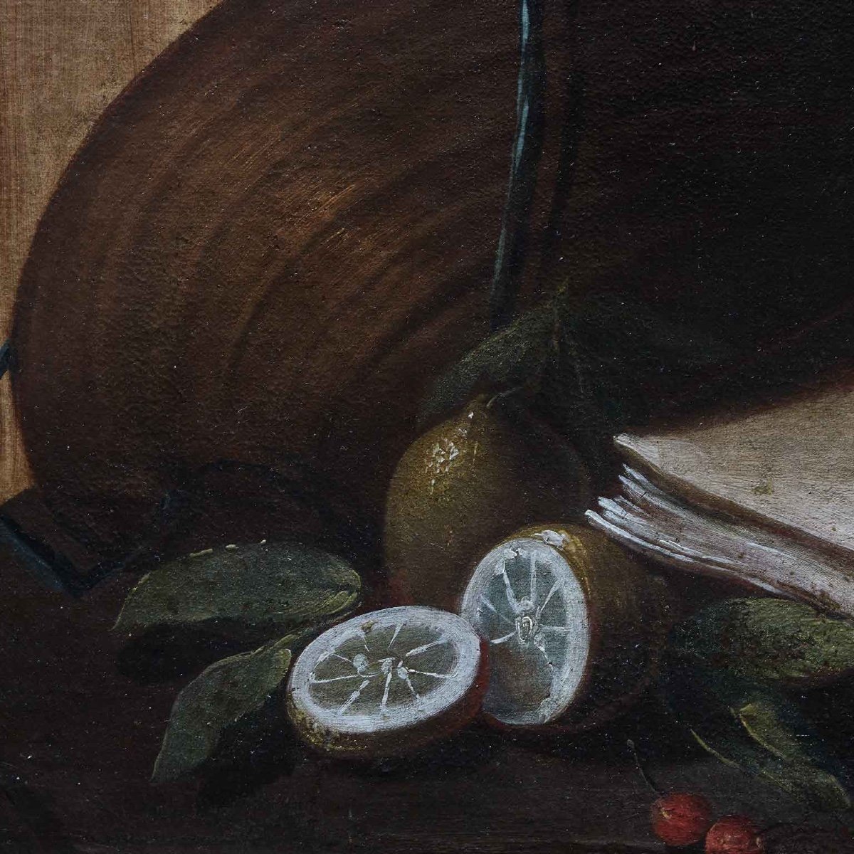 Coppia di Trompe l’Oeil della prima metà del 1700 Nature Morte da Munari-photo-2