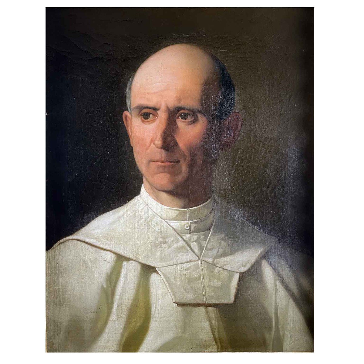 Luigi Mussini Ritratto Di Padre Domenicano 1860 Scuola Toscana-photo-4