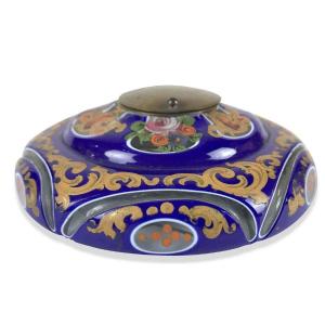 Calamaio in Vetro Biedermeier Judaica