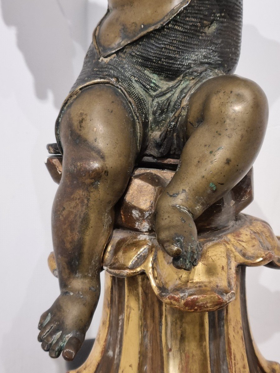 Putto in bronzo-photo-2