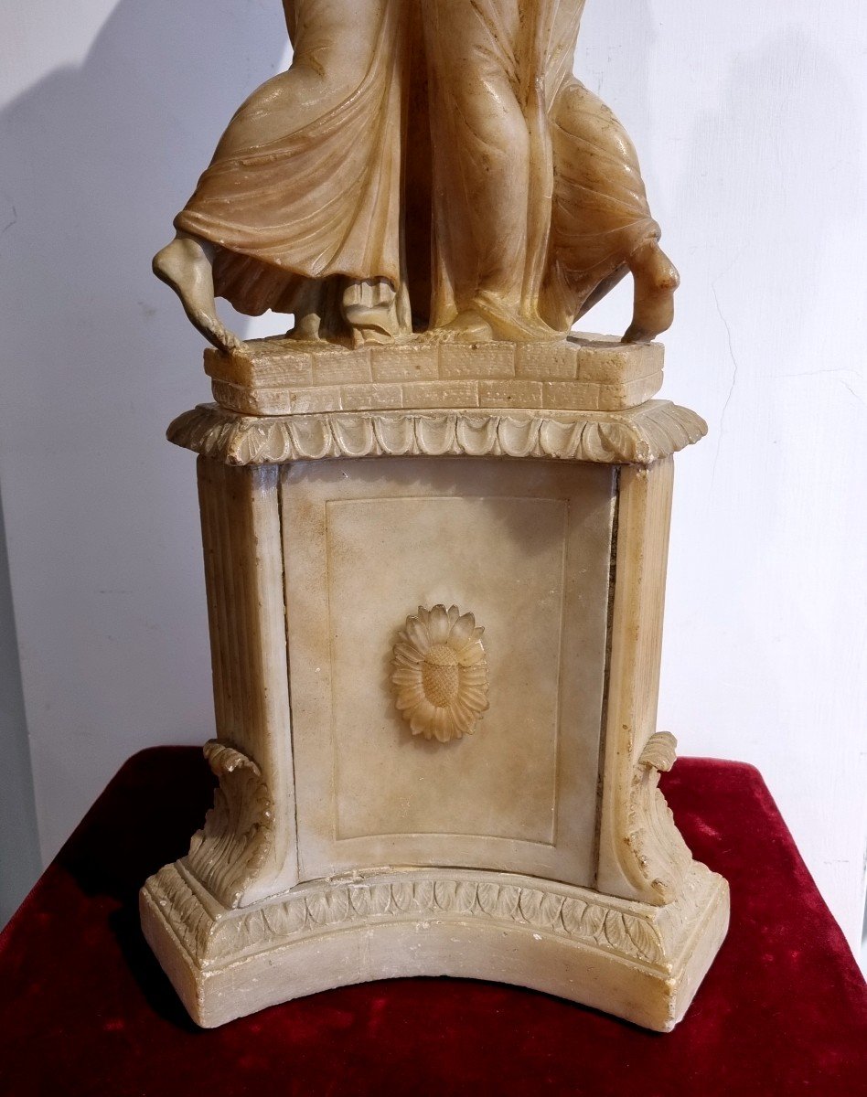 Le Tre Grazie, scultura Neoclassica in alabastro,Grand Tour-photo-3