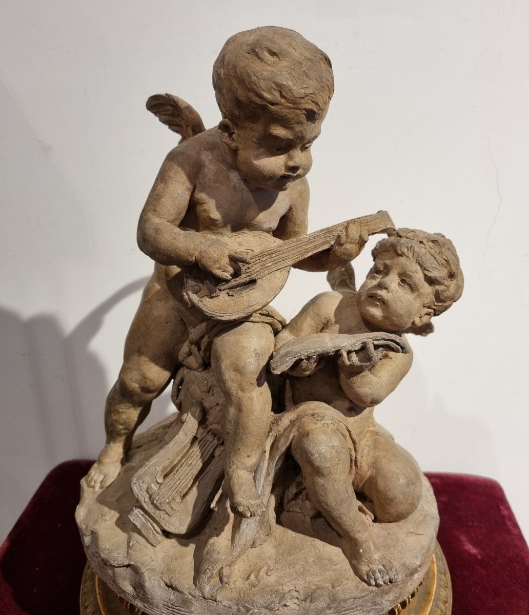 Terracotta,Putti musicanti-photo-2