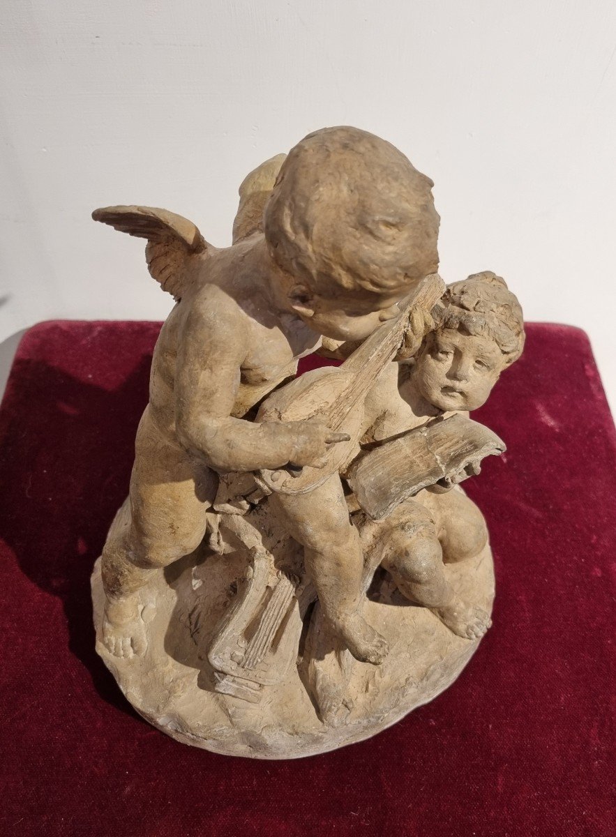 Terracotta,Putti musicanti-photo-3