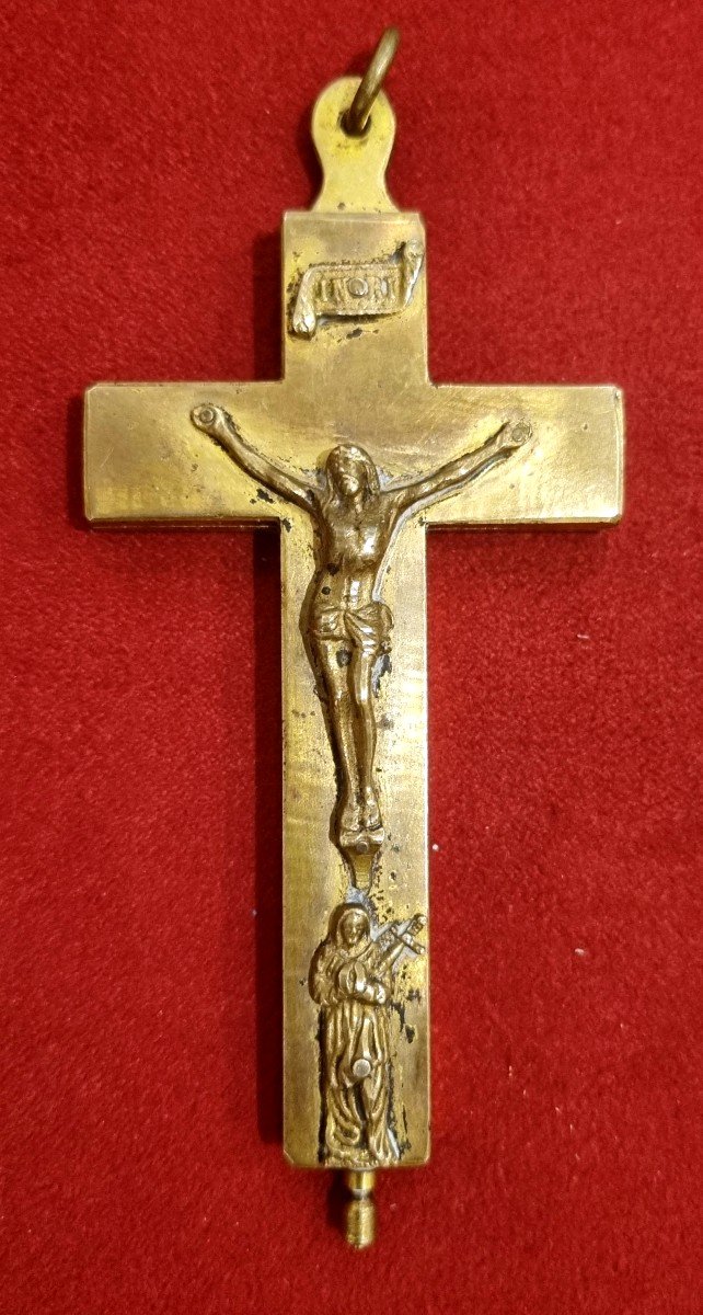 Croce Reliquiario con immagine di Cristo-photo-1