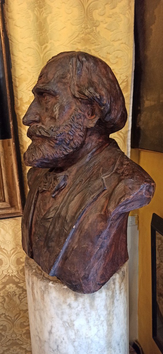 Giuseppe Verdi,busto in terracotta-photo-2