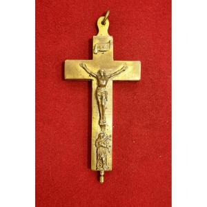 Croce Reliquiario con immagine di Cristo