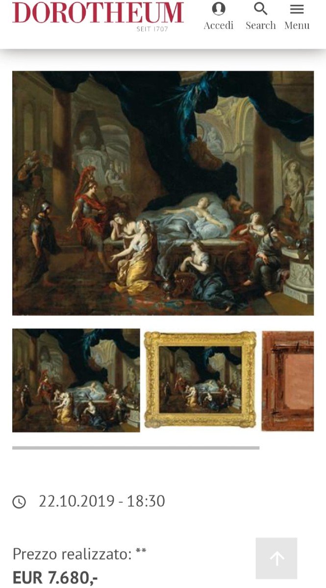 La Morte di Cleopatra- Ottmar Elliger II 1666-1735-photo-2