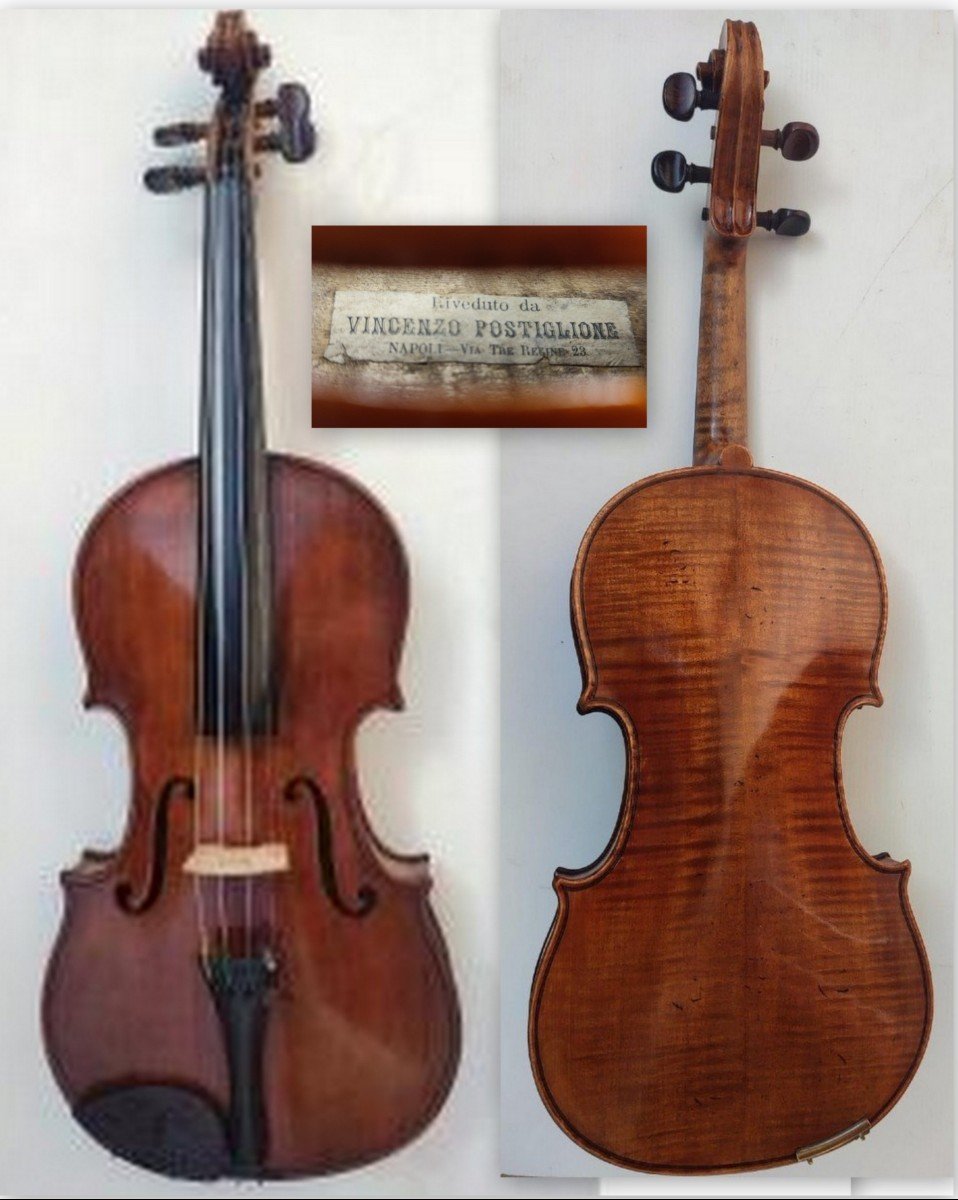 Violino napoletano di Vincenzo Postiglione  (1831-1916) 1860 circa