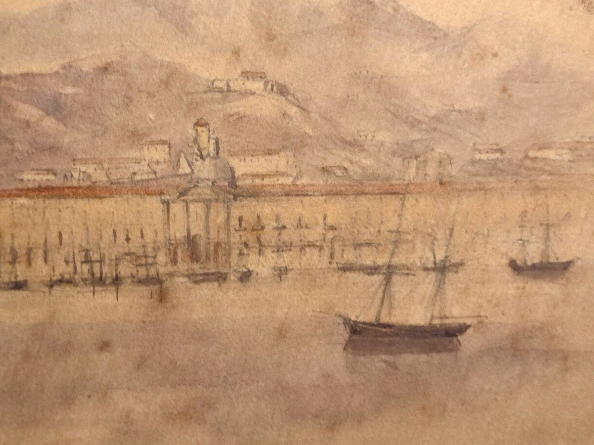 Edward Lear-  Il Golfo di Messina ritratto dal famoso pittore e poeta inglese nel 1856-photo-3