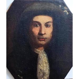 Giovan Battista Moroni Nobil Uomo con cappello e foulard ricamato. Scuola Bergamasca del XVI s.