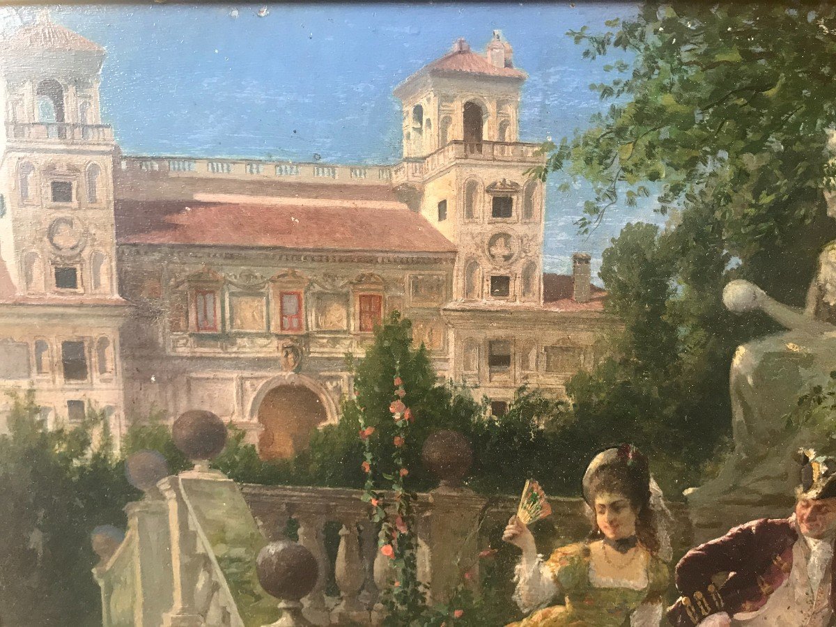 Leon Chevallien - Accademia di Francia - Villa Medici a Roma- 1871 Francia Roma-photo-3