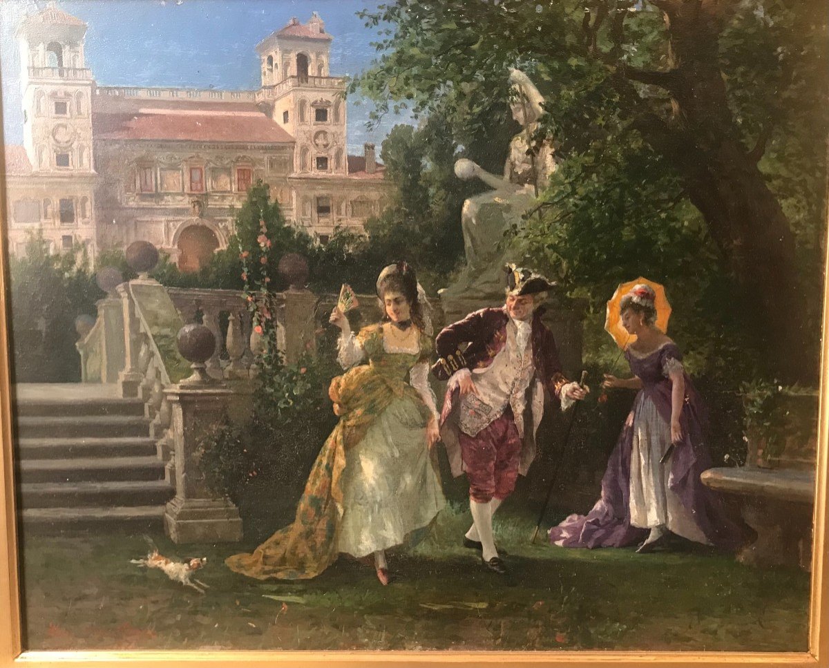 Leon Chevallien - Accademia di Francia - Villa Medici a Roma- 1871 Francia Roma