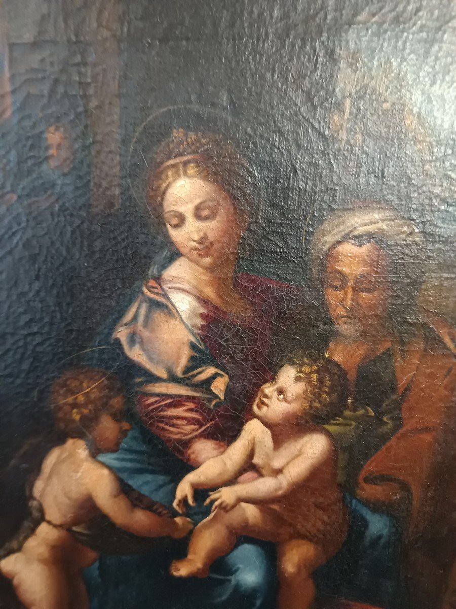 sacra famiglia inizi 800 da un dipinto di Raffaello detto La Perla-photo-2