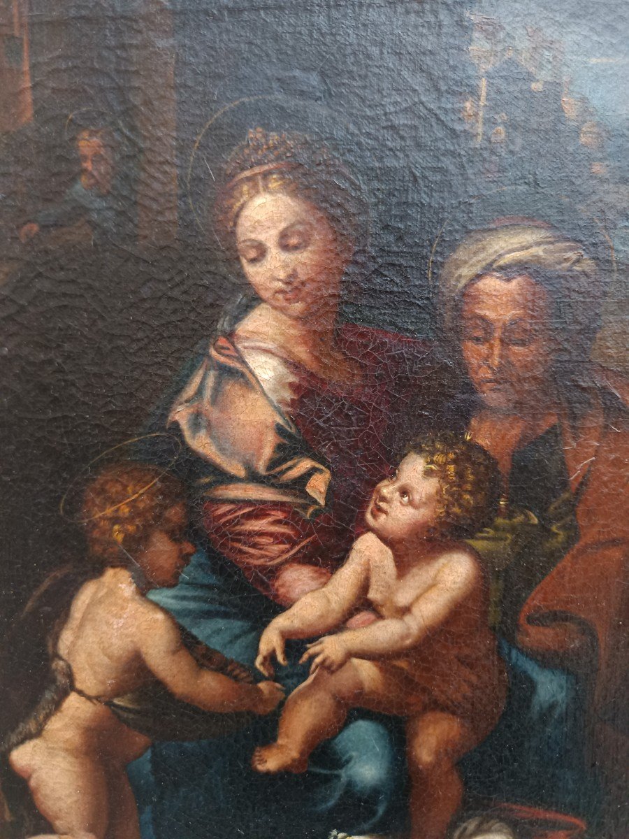 sacra famiglia inizi 800 da un dipinto di Raffaello detto La Perla-photo-2