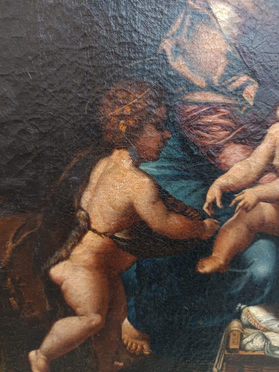 sacra famiglia inizi 800 da un dipinto di Raffaello detto La Perla-photo-7